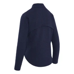 1/2 Zip Quilted Knit Sininen