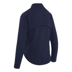 1/2 Zip Quilted Knit Sininen