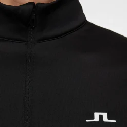 Aerial Quarter Zip Mid Layer Musta