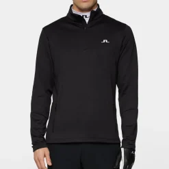 Aerial Quarter Zip Mid Layer Musta