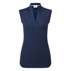 Animal Print Sleeveless Lisle Sininen