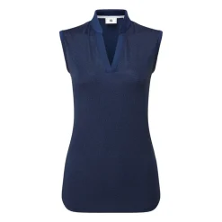 Animal Print Sleeveless Lisle Sininen