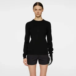 Aria Knitted Sweater Musta