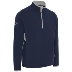 Blocked LS 1/4 Zip Pullover Sininen