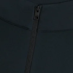 Brushed Back Tech Quarter Zip Musta