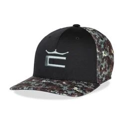 Camo Crown C Snapback Cap Musta