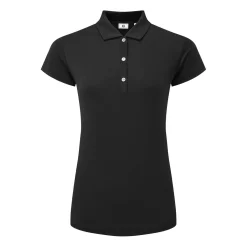 Cap Sleeve Lisle Musta