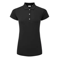 Cap Sleeve Lisle Musta