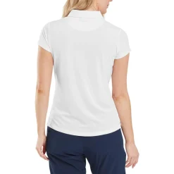 Cap Sleeve Lisle Valkoinen