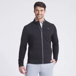 Cloudspun Fleece Hybrid Jacket Musta