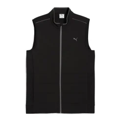 Cloudspun Fleece Hybrid Vest Musta