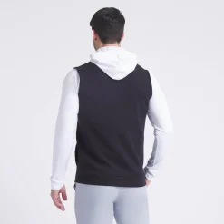 Cloudspun Fleece Hybrid Vest Musta