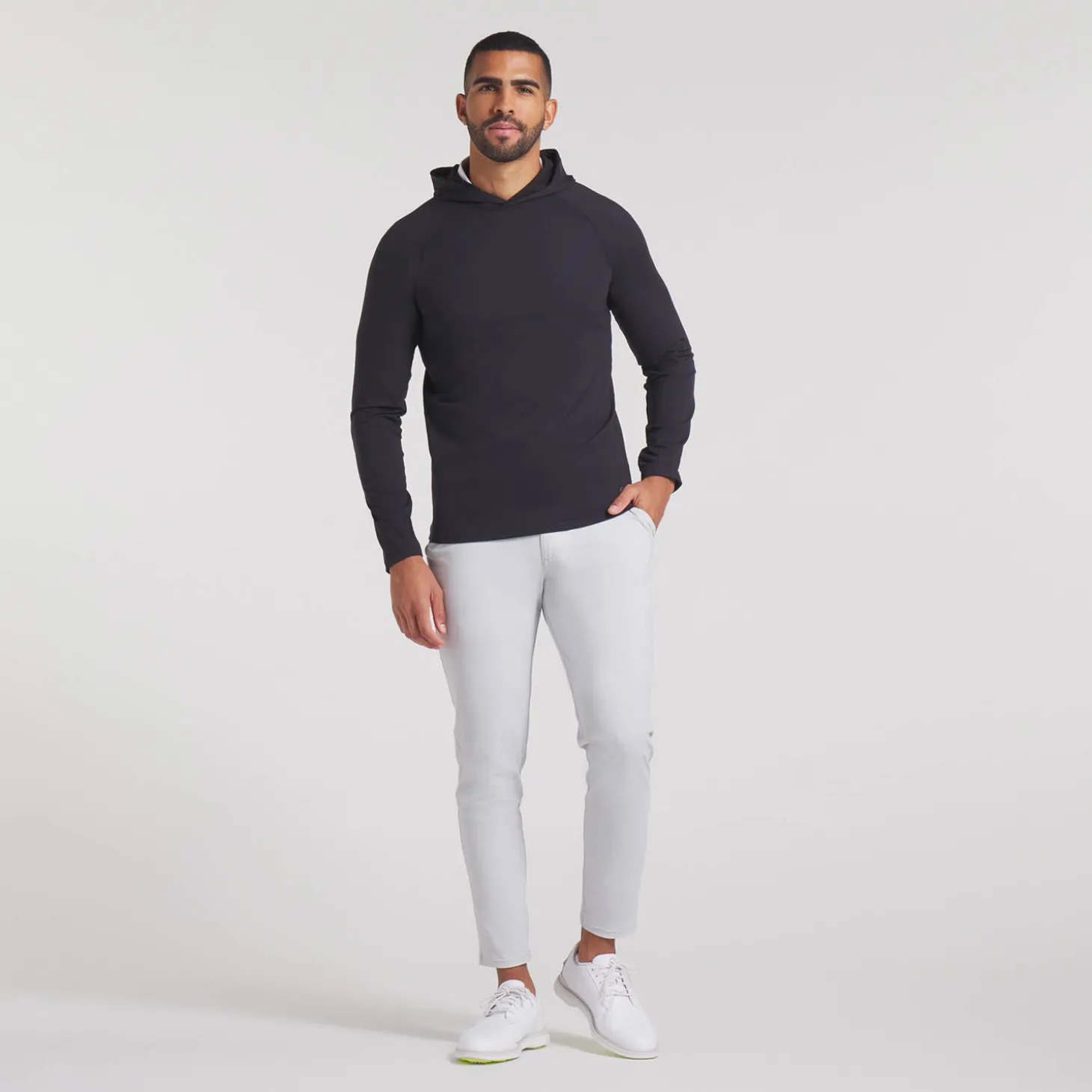 Cloudspun Tech Hoodie Musta