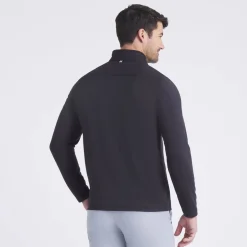 Cloudspun Tech Hybrid 1/2 Zip Musta