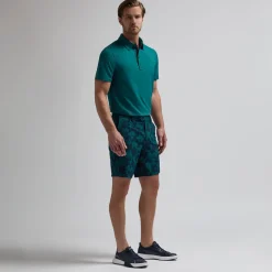 Contrast Floral 4-Way Stretch Sininen