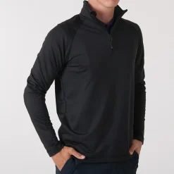 Coos Bay Half-Zip Musta
