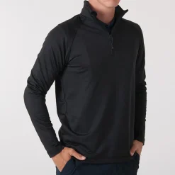 Coos Bay Half-Zip Musta