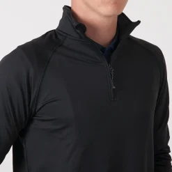 Coos Bay Half-Zip Musta