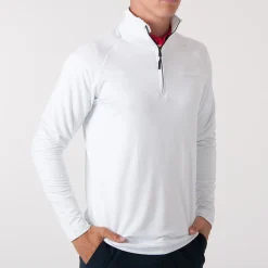 Coos Bay Half-Zip Valkoinen