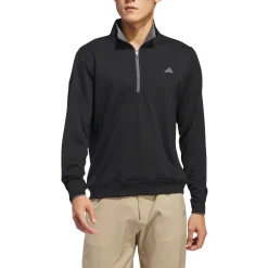 Core Lightweight Half-Zip Musta