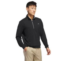 Core Lightweight Half-Zip Musta