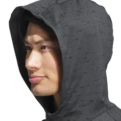 Core Print Hoodie Musta