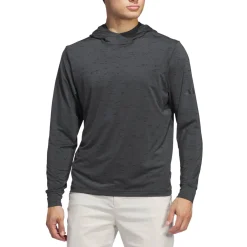 Core Print Hoodie Musta