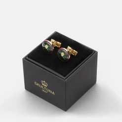 Cufflinks British Sporting Golf Vihreä