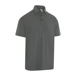 Emea Ss Ventilated Jacquard Polo Musta