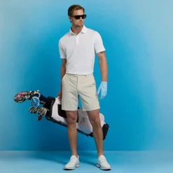 Essential Performance Pique Polo Valkoinen