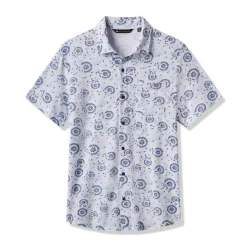 Flourish Button Up Valkoinen