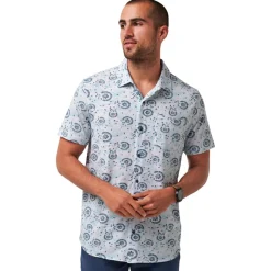 Flourish Button Up Valkoinen