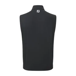 Full-Zip Knit Vest Musta