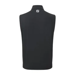 Full-Zip Knit Vest Musta