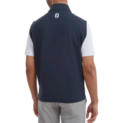 Full-Zip Knit Vest Sininen