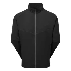 Full-Zip Zephyr Windshirt Musta