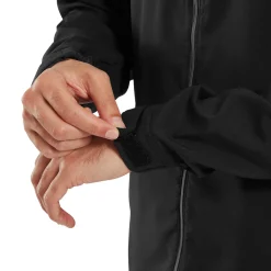 Full-Zip Zephyr Windshirt Musta