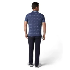 Geo Cocktail Print Polo Sininen