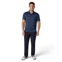 Golf Collection Print Polo Sininen