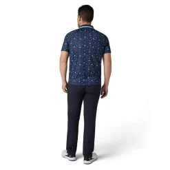 Golf Collection Print Polo Sininen