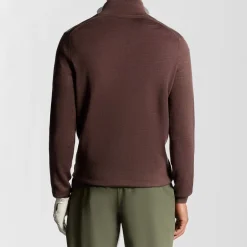 Golf Quarter Zip Merino Jumper Roosa