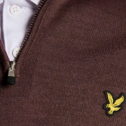 Golf Quarter Zip Merino Jumper Roosa