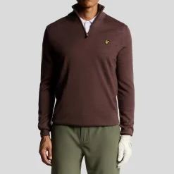 Golf Quarter Zip Merino Jumper Roosa