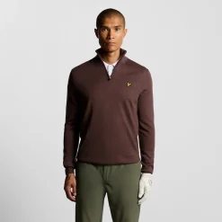 Golf Quarter Zip Merino Jumper Roosa