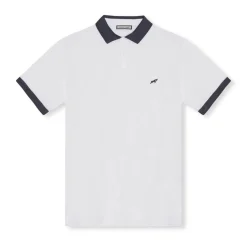 Golf Tech Polo Valkoinen Sininen
