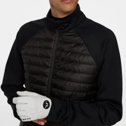 Hayden Quilt Hybrid Jacket Musta