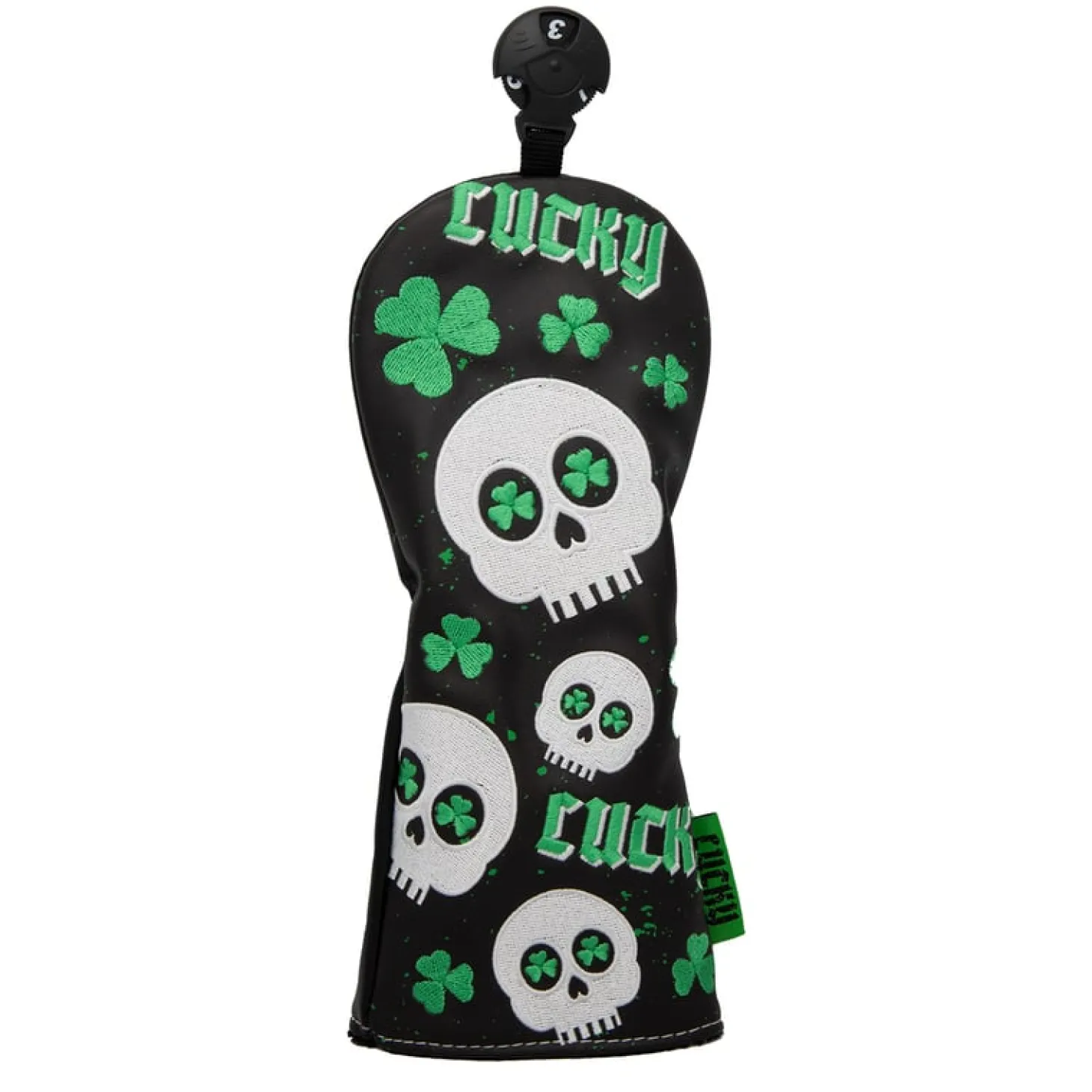 Headcover Hybrid Musta Vihreä