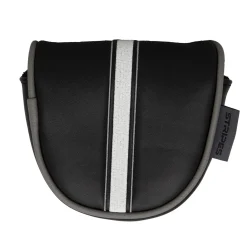 Headcover Putter Mallet Musta Valkoinen