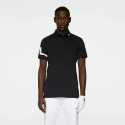 Heath Regular Fit Golf Polo Musta