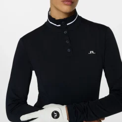Hertta Long Sleeve Polo Sininen